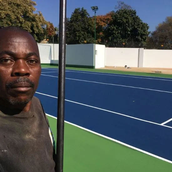 Real Tennis Court completed project 5
