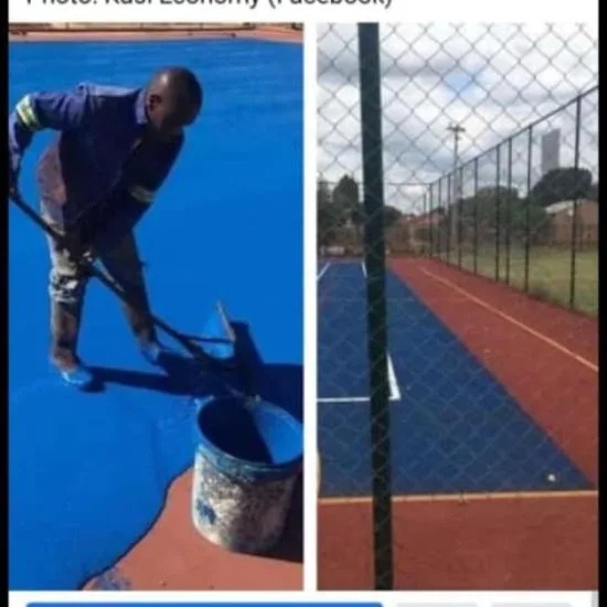 Real Tennis Court completed project 9